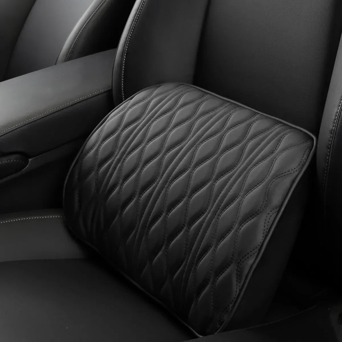 Soft Synthetic Leather Neck Support Pillow for Car