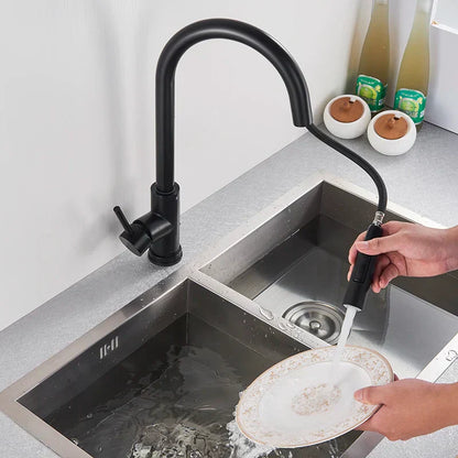 Touch Sensor Kitchen Faucet with Pull-Out Spray Head – Brushed Nickel