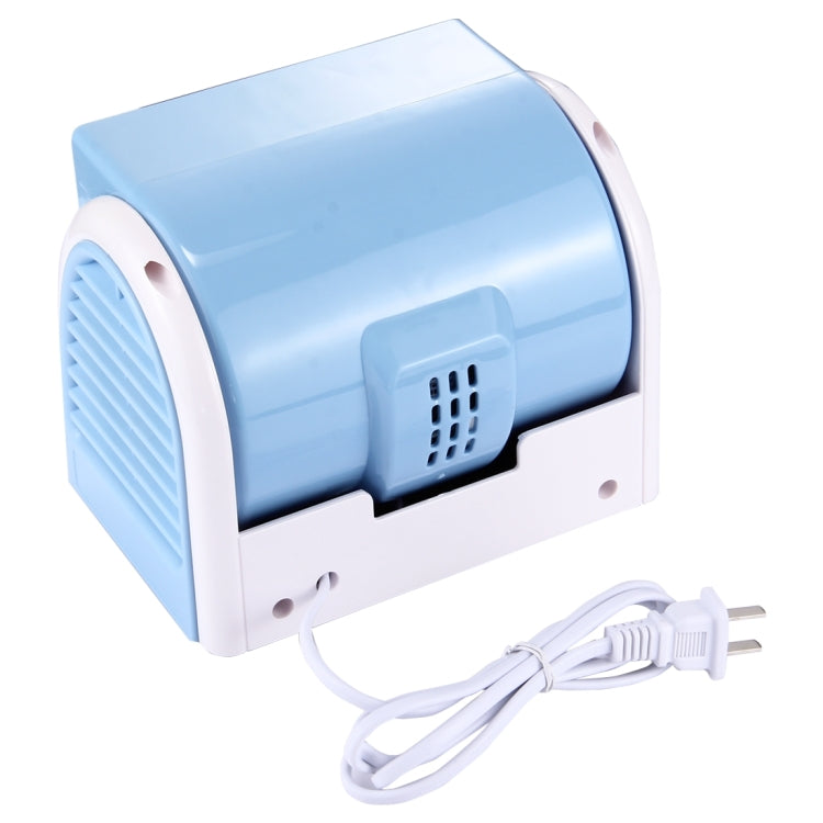 Mini Desktop Fan with No Blade – 30W Silent Turbine for Home & Office, 3 Speed Settings, AC 220V (Blue)