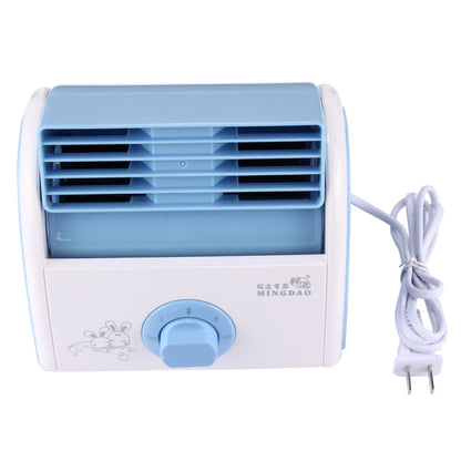 Mini Desktop Fan with No Blade – 30W Silent Turbine for Home & Office, 3 Speed Settings, AC 220V (Blue)