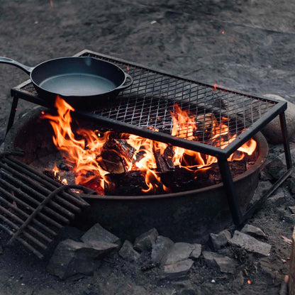 Sturdy Portable Grill Rack - Versatile Cooking Solution