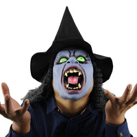 Purple face witch