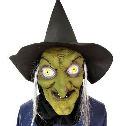 Old Man Latex Mask for Halloween and Cosplay - Realistic with Movable Mouth