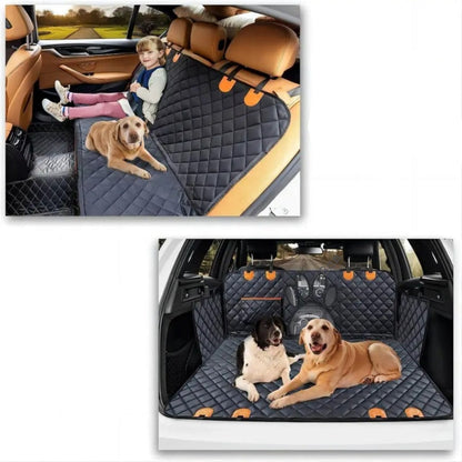 Waterproof Dog Rear Seat Protector Cover
