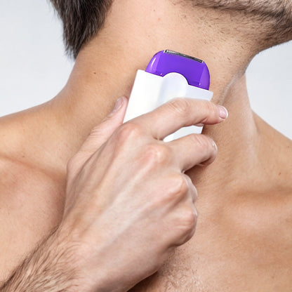 Cordless Electric Body Shaver for Men – USB Rechargeable with 2 Attachments for Chest, Arms, Legs, and Sensitive Areas
