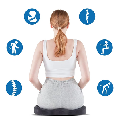Ergonomic Seat Cushion for Back Support and Posture Correction - Pressure Relief