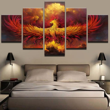 Stunning Phoenix Canvas Art Set for Your Home Décor