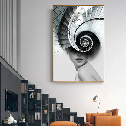Chic Architectural Canvas Prints for Modern Spaces