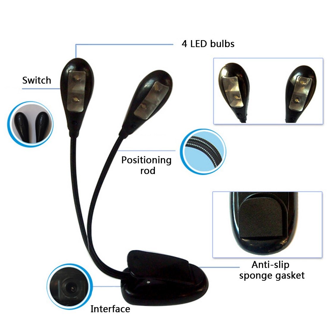 Clear Glass Light for Music and More