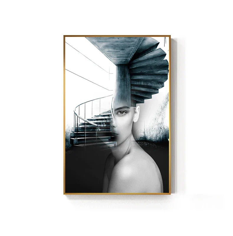 Chic Architectural Canvas Prints for Modern Spaces