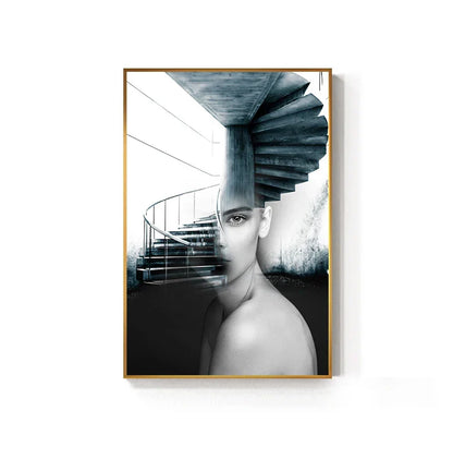 Chic Architectural Canvas Prints for Modern Spaces