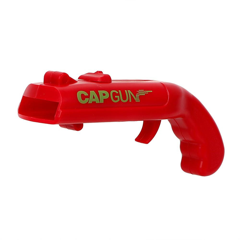 Cap-Launching Bottle Opener with 16-Meter Range