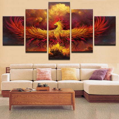 Stunning Phoenix Canvas Art Set for Your Home Décor