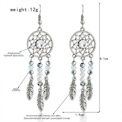 Enchanting Silver Gemstone Drop Earrings