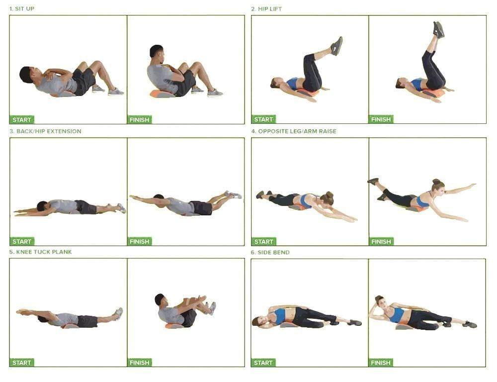 Lumbar Stretching Acupressure Device for Back Relief