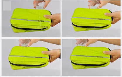 Water-Resistant Unisex Toiletry Bag with Handle – Travel Convenience