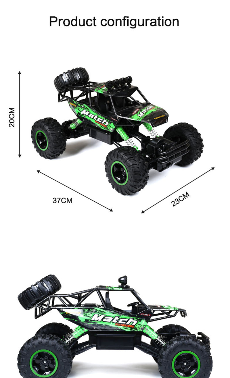 Robust Remote Control Monster Truck Featuring Shock-Resistant Suspension