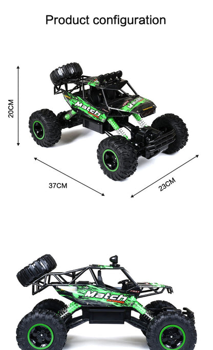 Robust Remote Control Monster Truck Featuring Shock-Resistant Suspension