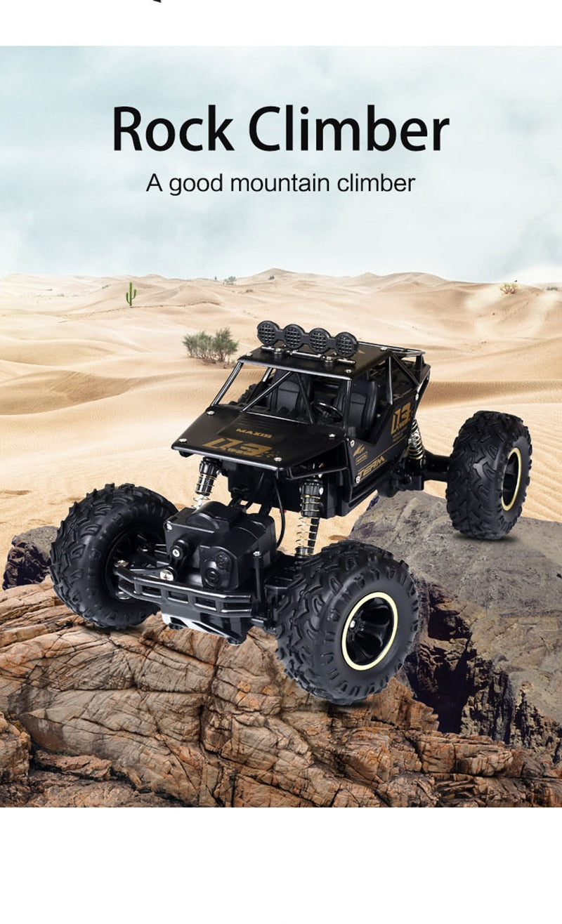 Robust Remote Control Monster Truck Featuring Shock-Resistant Suspension