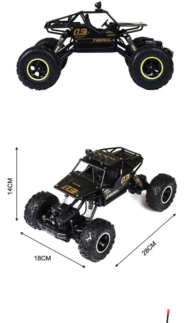 Robust Remote Control Monster Truck Featuring Shock-Resistant Suspension