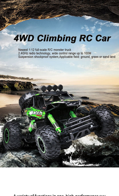 Robust Remote Control Monster Truck Featuring Shock-Resistant Suspension