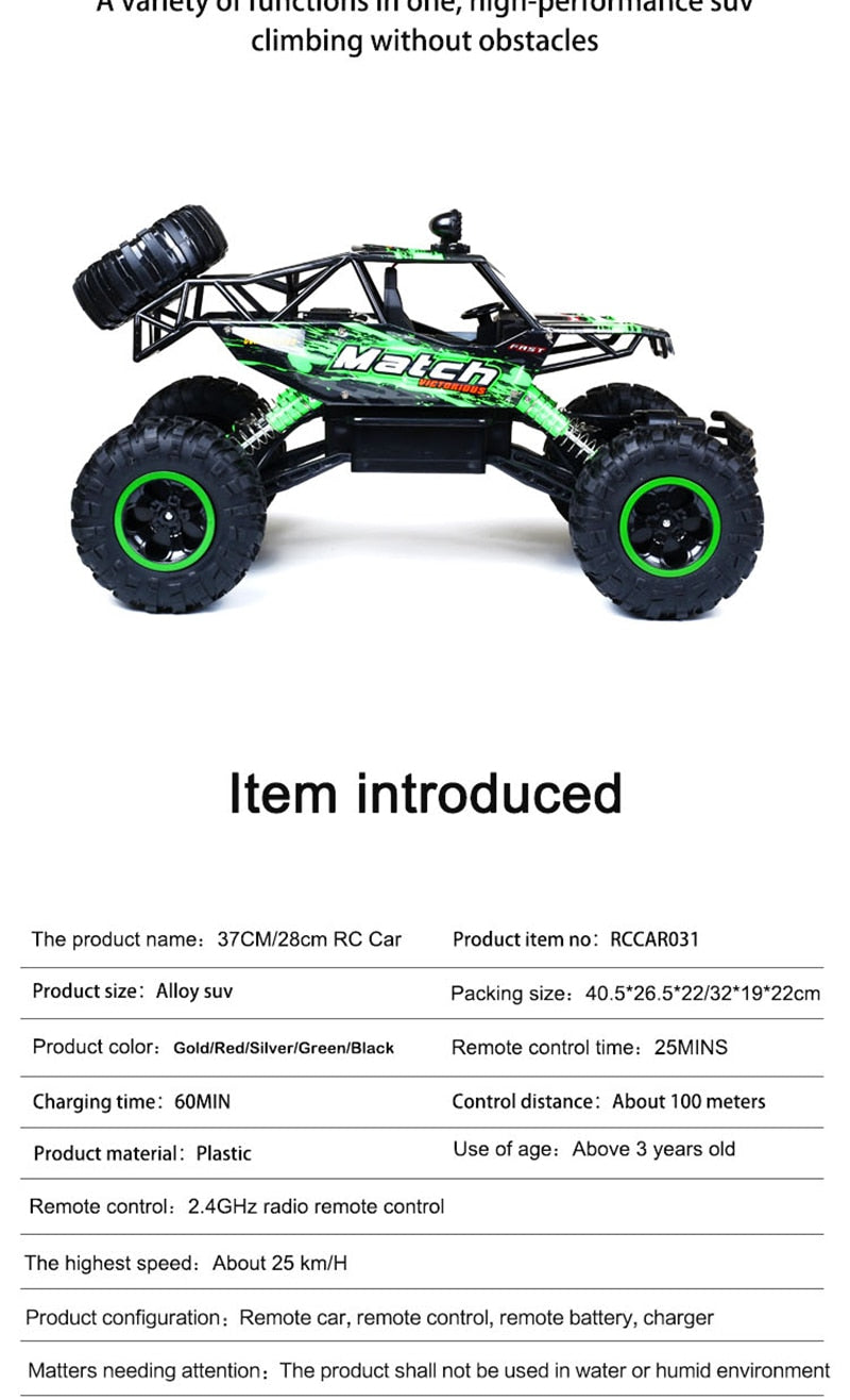 Robust Remote Control Monster Truck Featuring Shock-Resistant Suspension