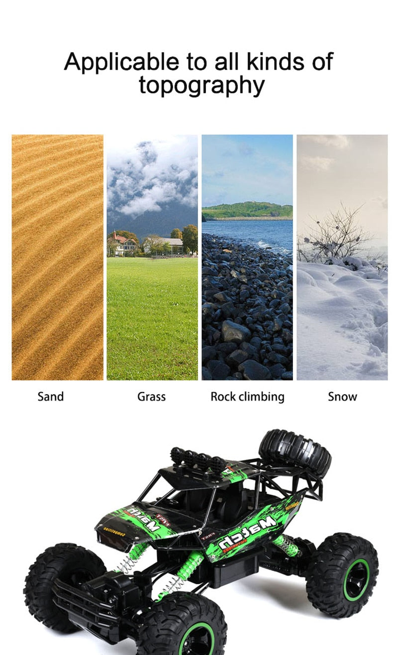 Robust Remote Control Monster Truck Featuring Shock-Resistant Suspension