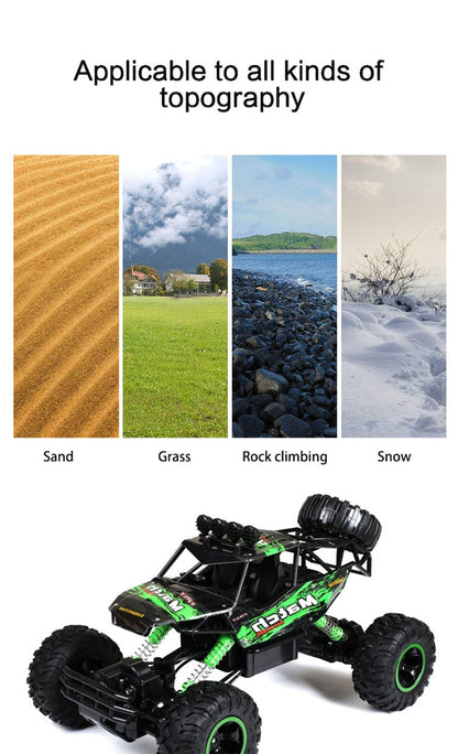 Robust Remote Control Monster Truck Featuring Shock-Resistant Suspension
