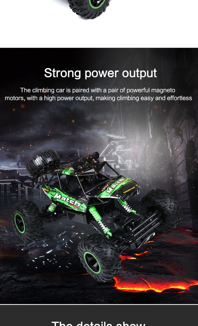 Robust Remote Control Monster Truck Featuring Shock-Resistant Suspension