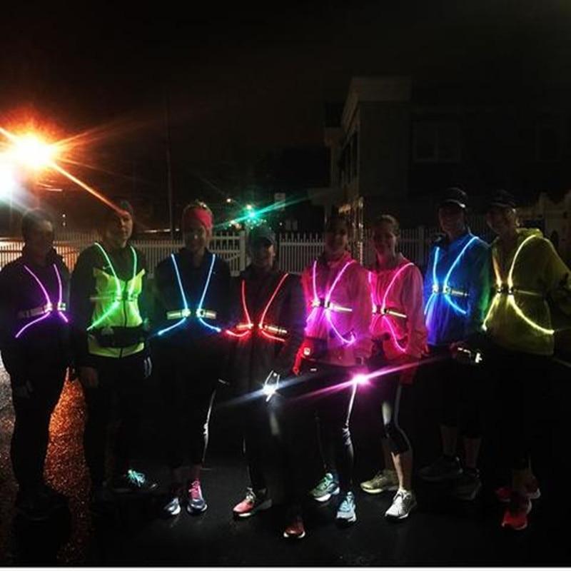 Safety Vest for Night Running and Outdoor Activities with Reflective Strips