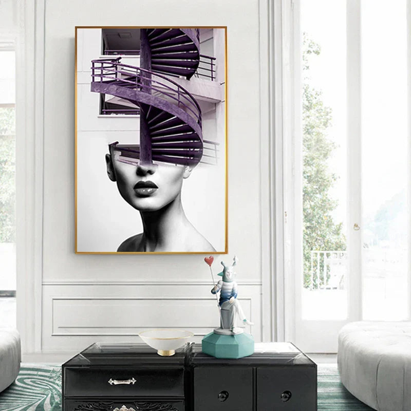 Chic Architectural Canvas Prints for Modern Spaces