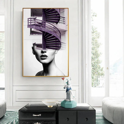 Chic Architectural Canvas Prints for Modern Spaces