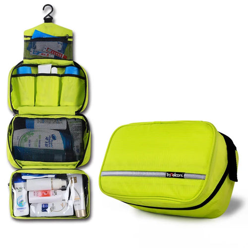 Water-Resistant Unisex Toiletry Bag with Handle – Travel Convenience