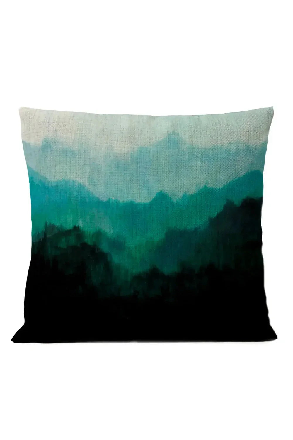 Linen Cushion Cover with Bear Design