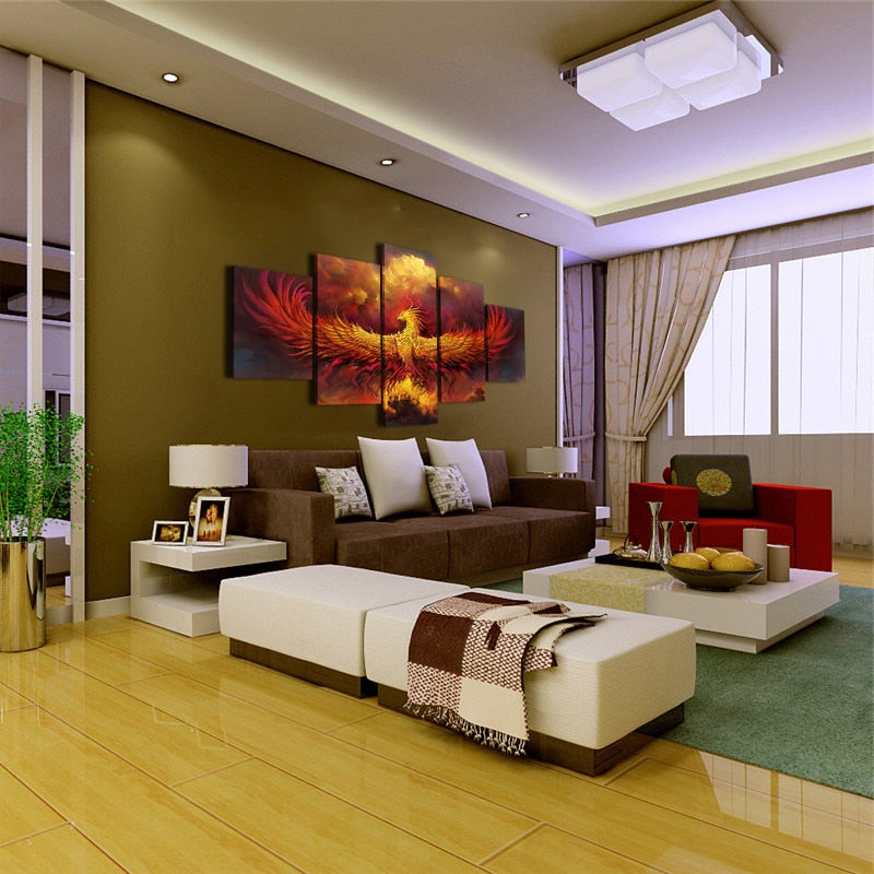 Stunning Phoenix Canvas Art Set for Your Home Décor
