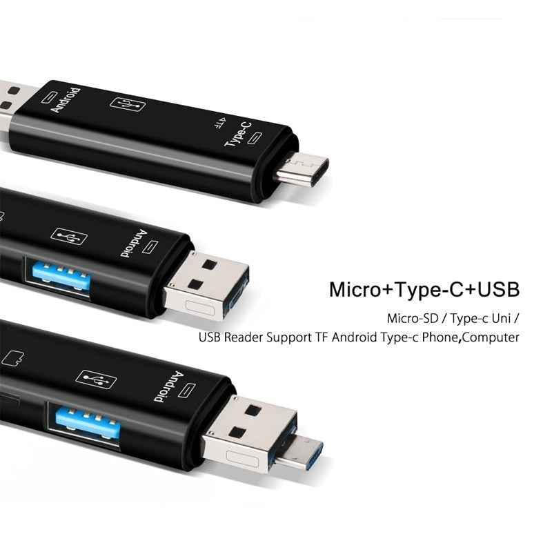 All-in-One 5-Function Memory Card Reader with 32 GB Card