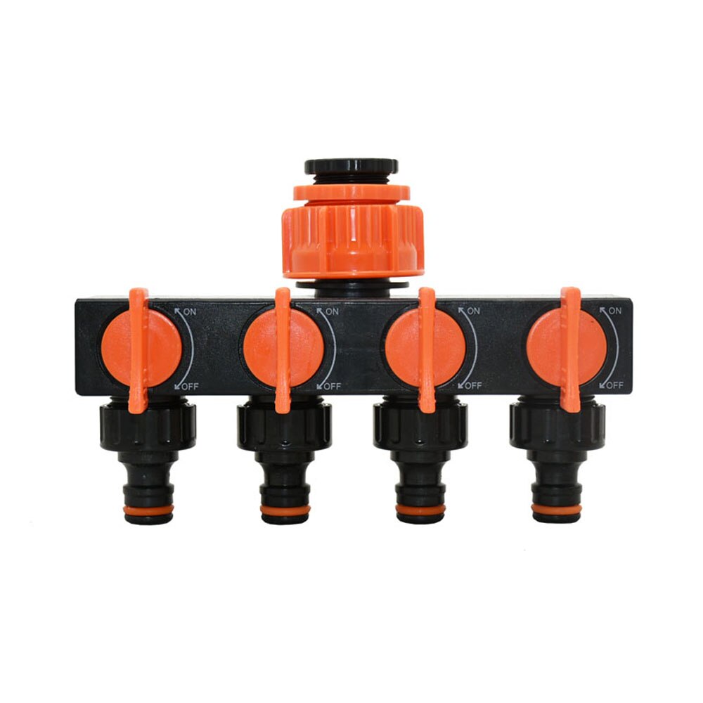 Garden Hose Water Splitter with 4-Way Outlet