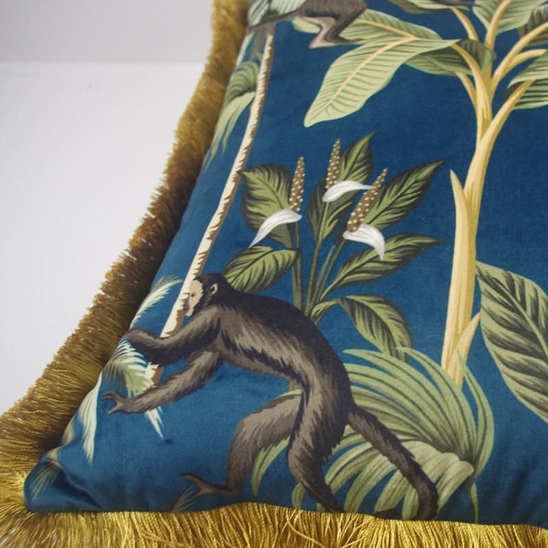 Vibrant Jungle Animal Decorative Pillow Cover for Home Style