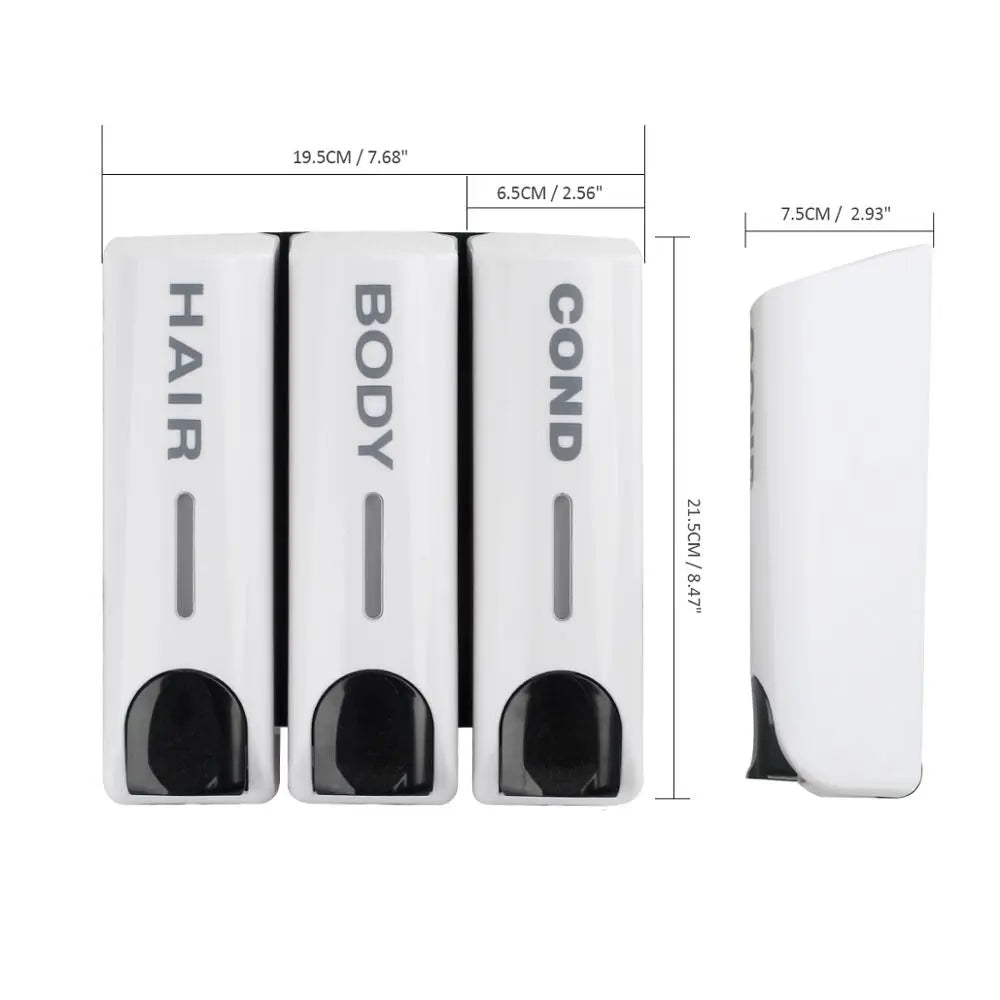 Wall-Mounted Shower Liquid Dispenser