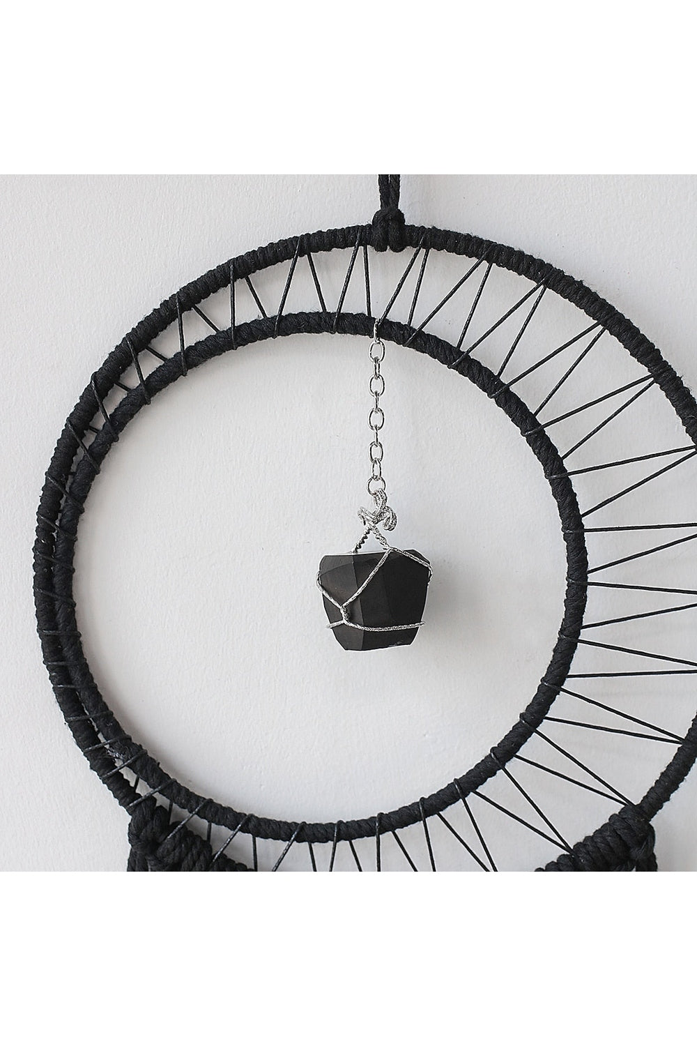 Dreamcatcher in Black - Moon Design