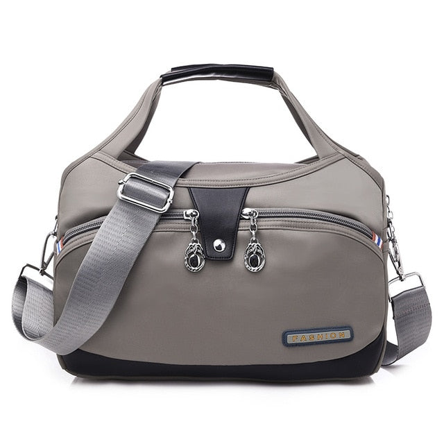 Water-Resistant Nylon Everyday Tote Bag