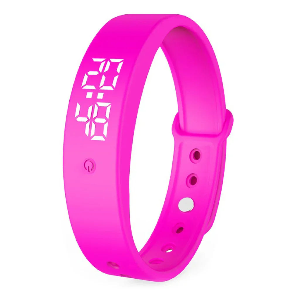 Waterproof Smart Watch with Vibration Alarm – VitaPulse V9 Model