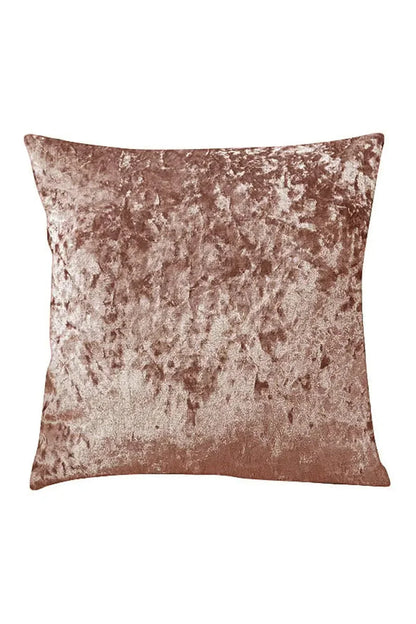 Velvet Cushion Cover in Beige Color