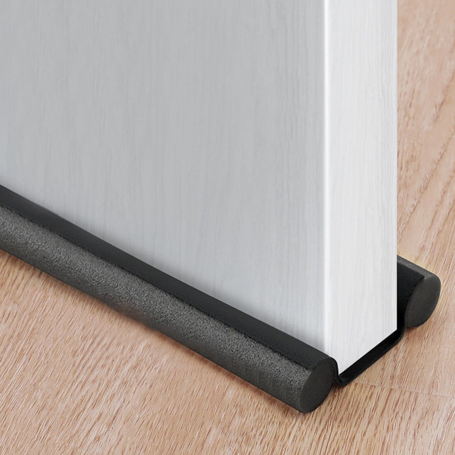 Double Draft Stopper – Keeps Cold, Dust & Insects Out | Sliding Door Seal for Energy & Noise Reduction