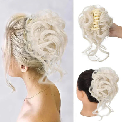 Instant Elegance | Clip-In Volume Hair Bun for Effortless Style