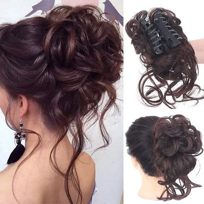 Instant Elegance | Clip-In Volume Hair Bun for Effortless Style