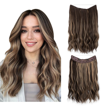 Instant Volume Hair Extensions | Invisible Halo Design | LuxeLocks