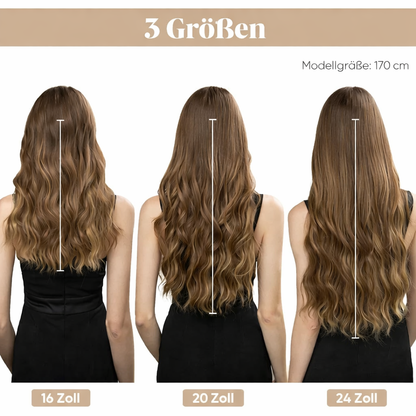 Instant Volume Hair Extensions | Invisible Halo Design | LuxeLocks