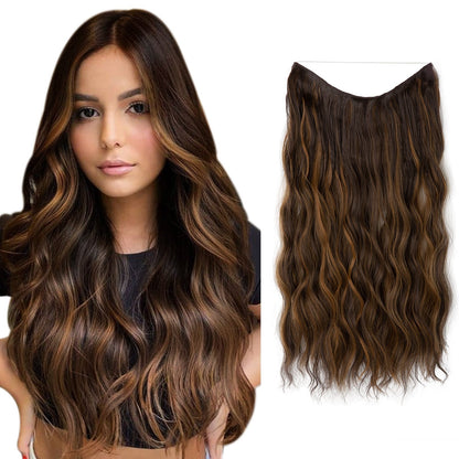 Instant Volume Hair Extensions | Invisible Halo Design | LuxeLocks
