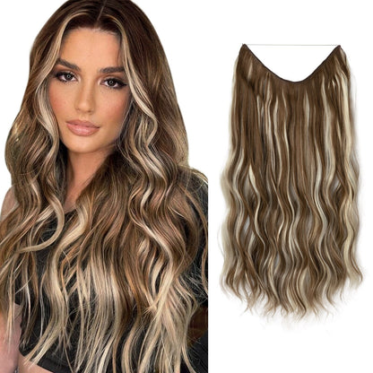 Instant Volume Hair Extensions | Invisible Halo Design | LuxeLocks